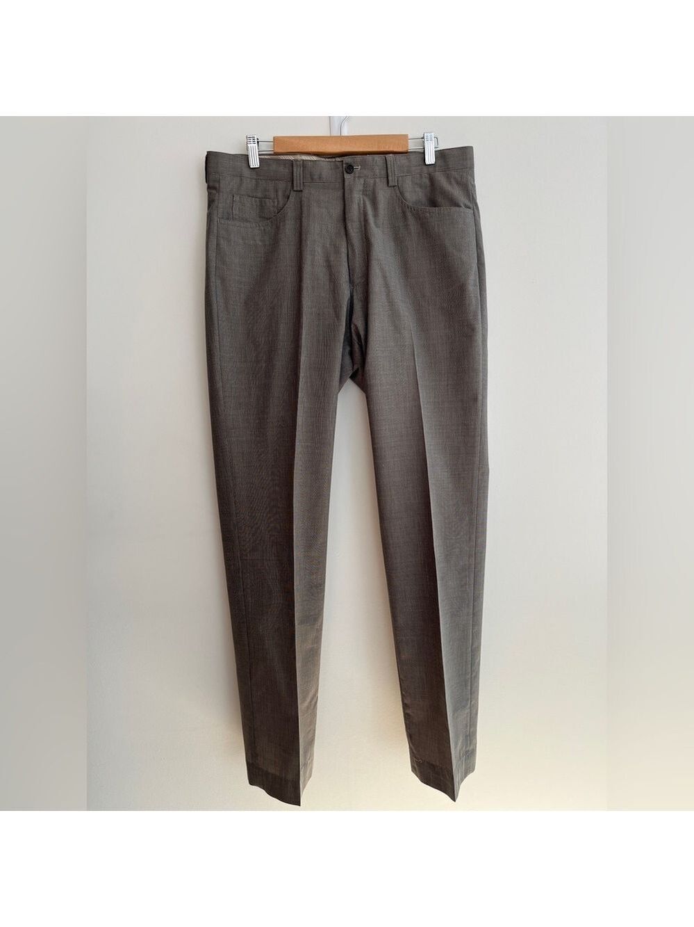 CALVIN KLEIN Men's Dress Pants Straight Leg  5 Pocket Classic Office Business